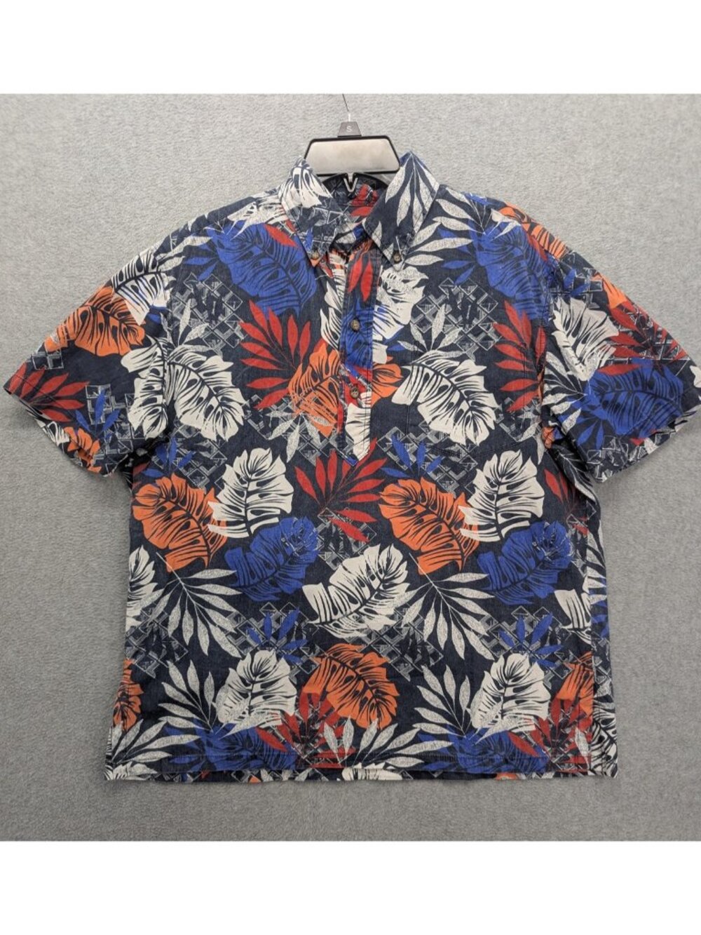 Chubbies Shirt Mens Medium Multicolor Hawaiian Floral Short Sleeve Button Down